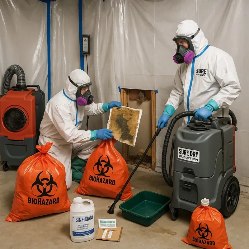 Contaminated Water Handling Protocols process in South Russell, OH