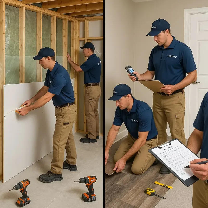 Repairs and Reconstruction process in South Russell, OH